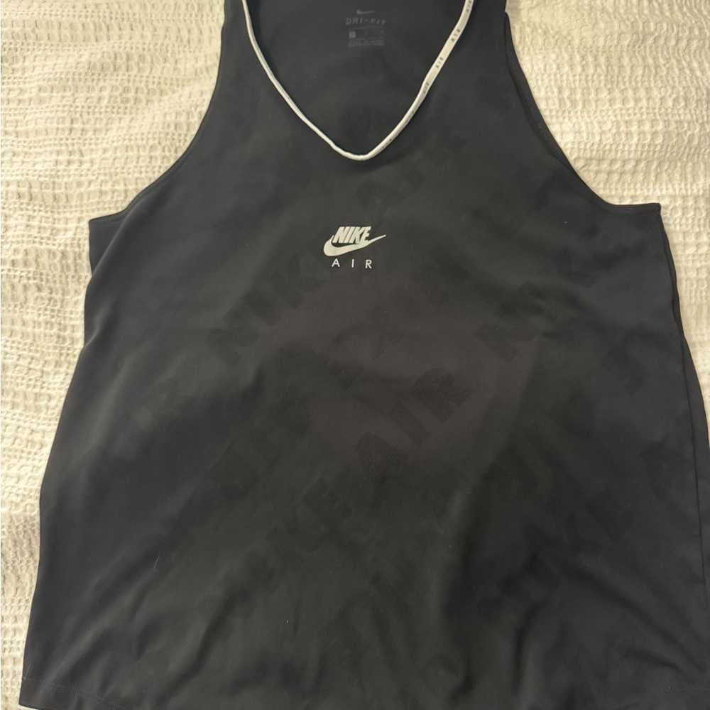 Nike Dri-FIT Black V-Neck Top